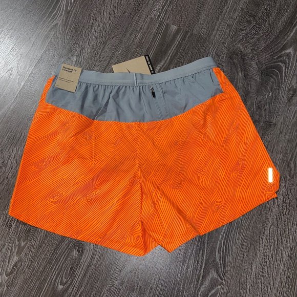 Nike Flex Stride Trail Men’s Running Shorts 5" Dri-FIT DJ0588-803 Size Orange - Picture 4 of 14